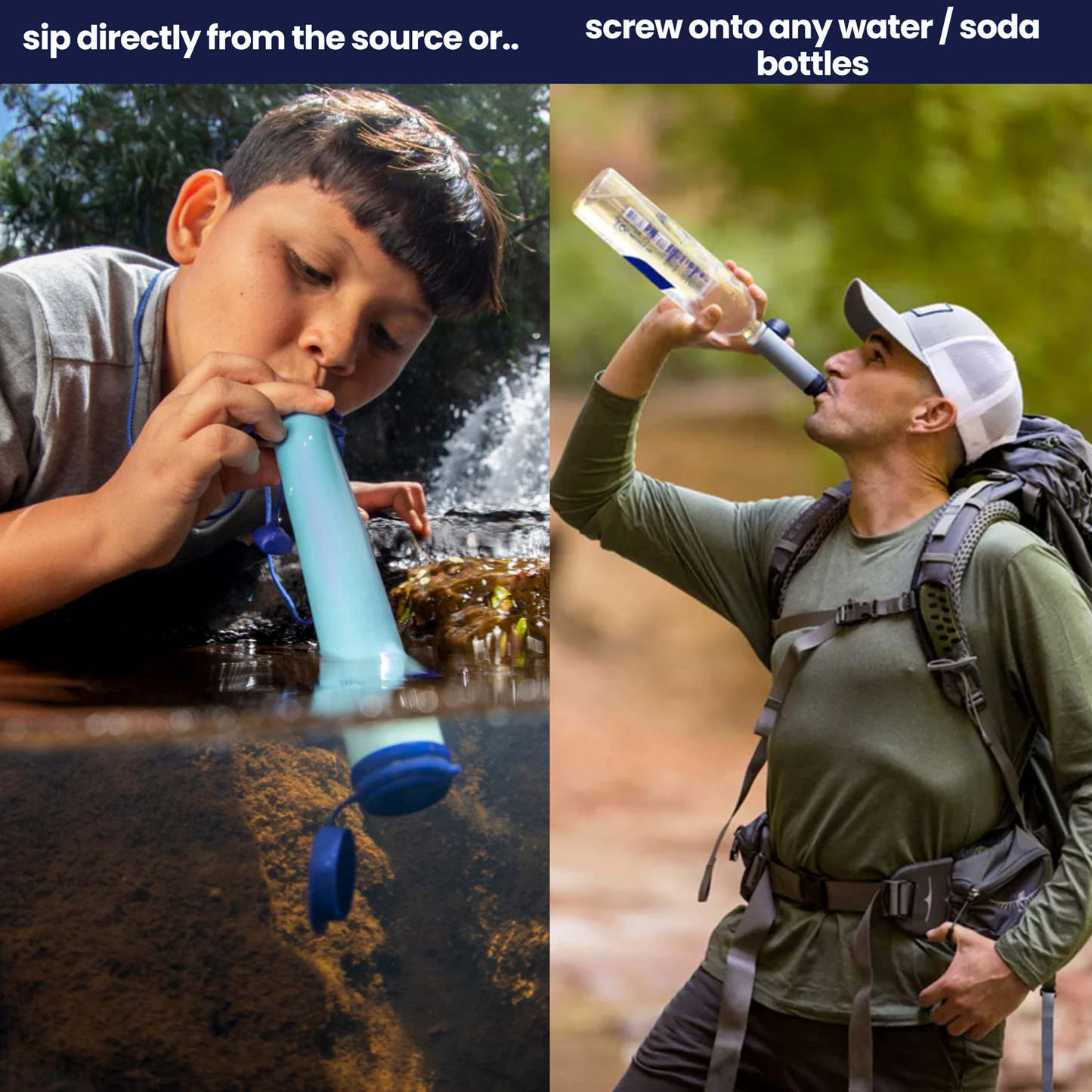 SurvivalStraw™ - Personal Water Filter